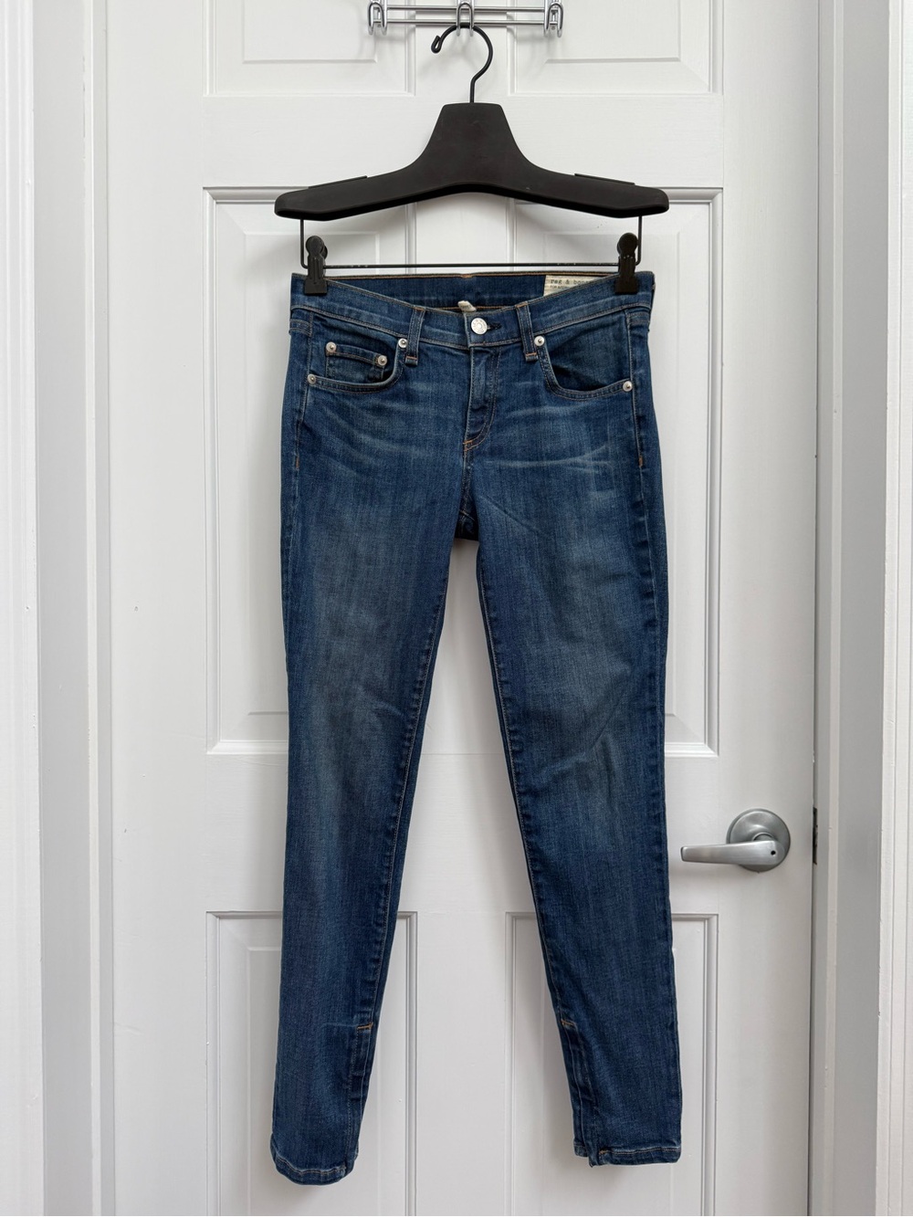 rag & bone Dark Blue Skinny Jeans